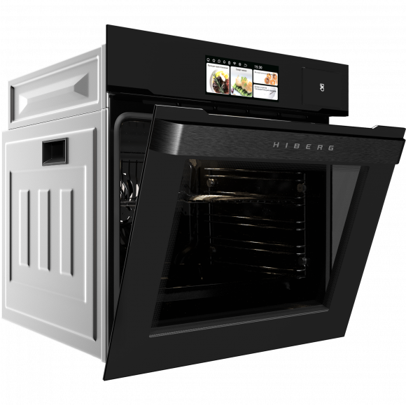 Духовой шкаф HIBERG S-VM 6615 B i-SMART