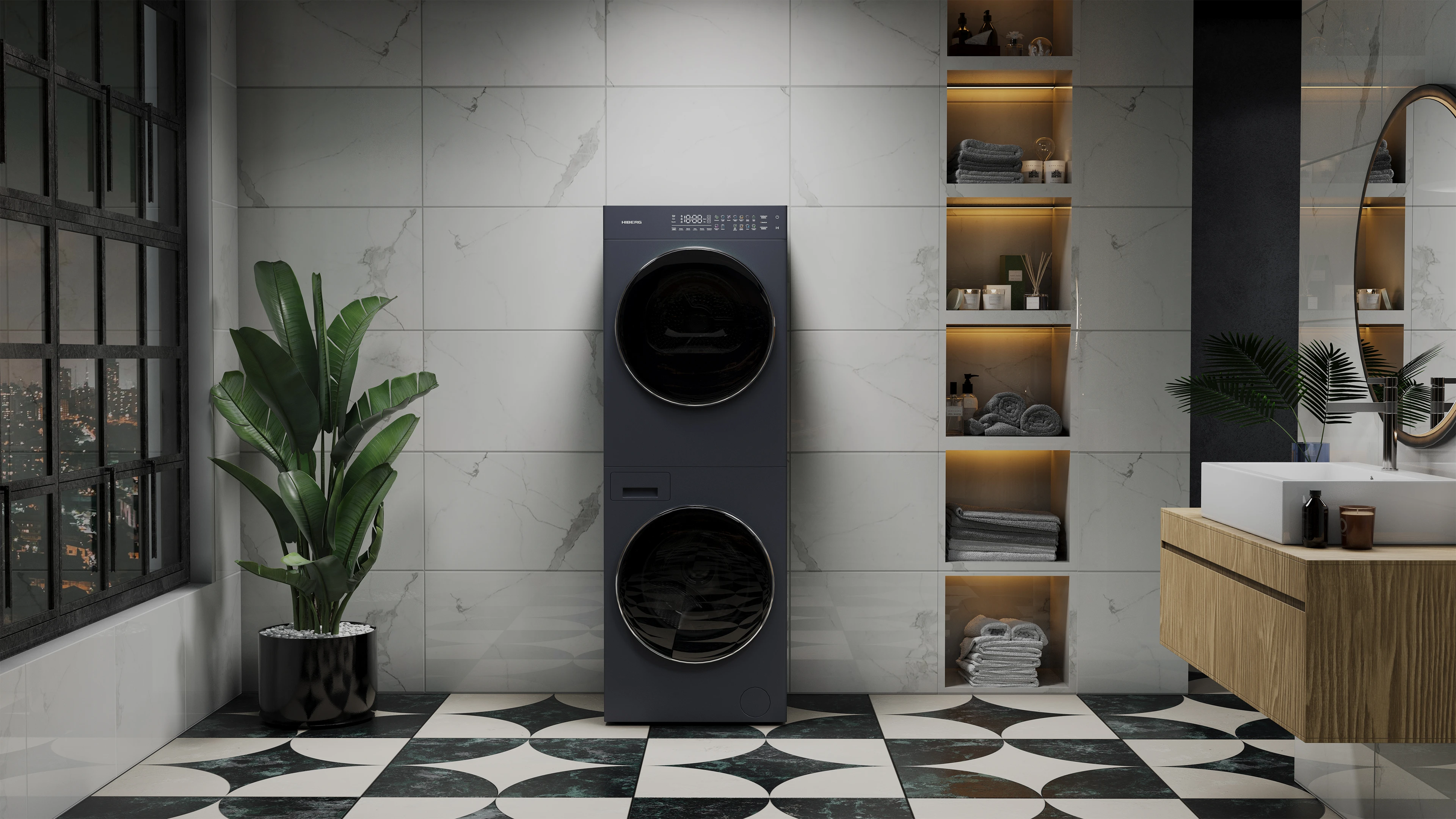 Стирально-сушильная машина HIBERG TURELLE i-10 Sd