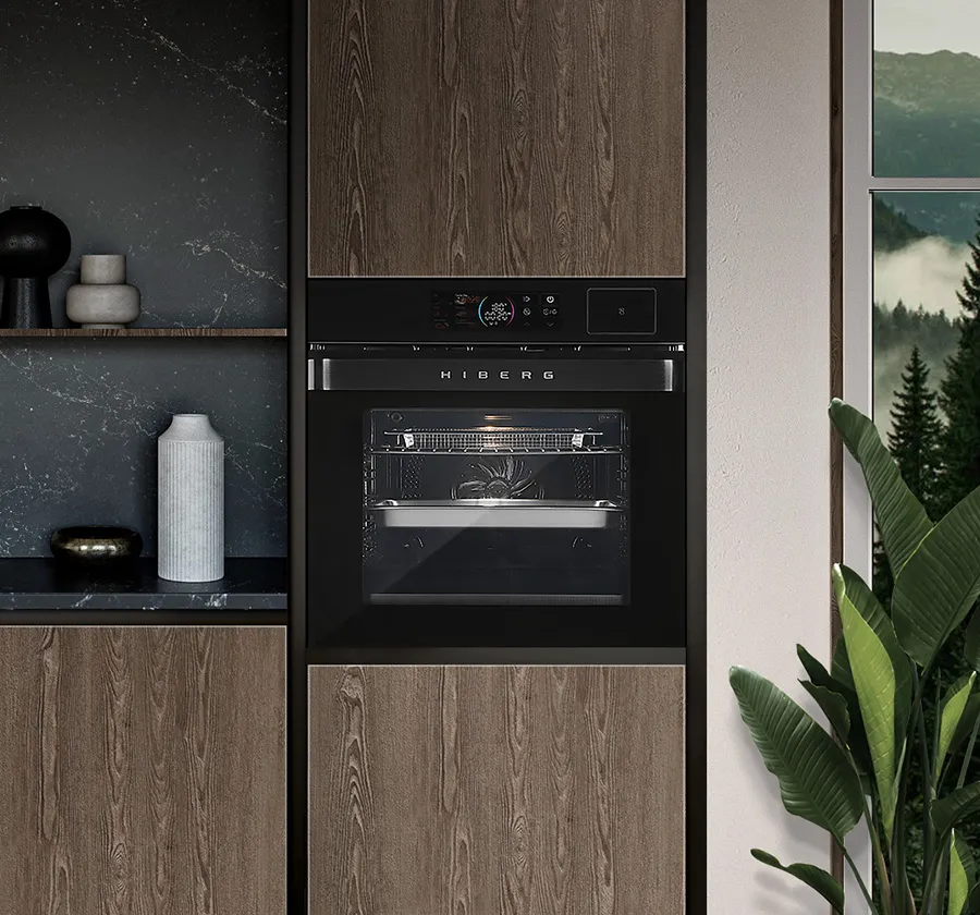 Новинка на сайте Hiberg - Духовой шкаф HIBERG S-VM 6415 B SMART