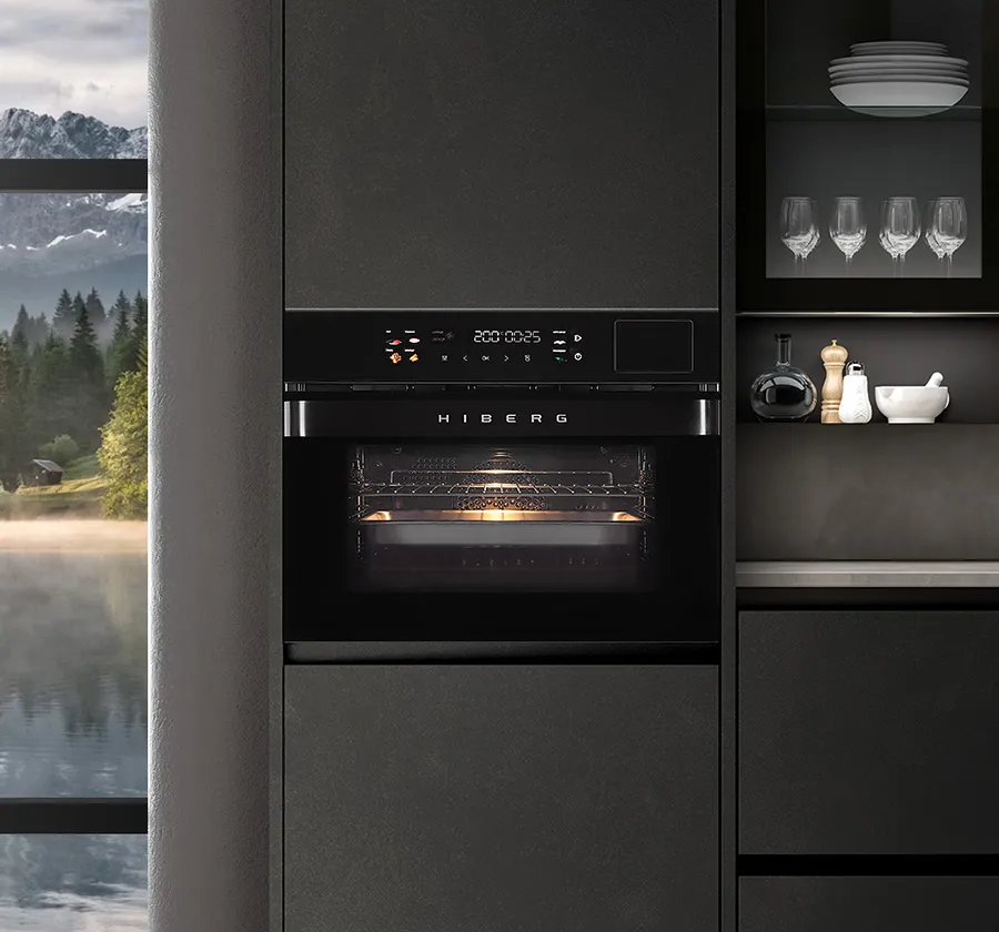 Новинка на сайте Hiberg - Духовой шкаф HIBERG S-VMF 5515 B SMART