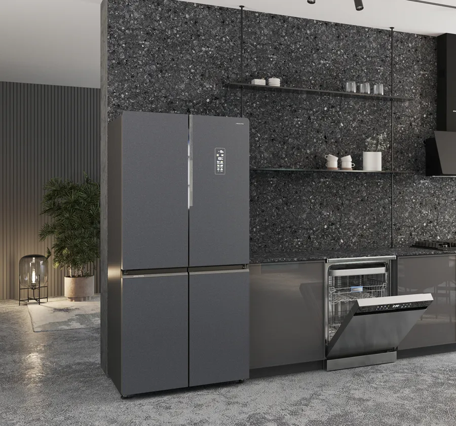 В топе продаж на сайте Hiberg - Холодильник HIBERG RFQ-590G GT Inverter