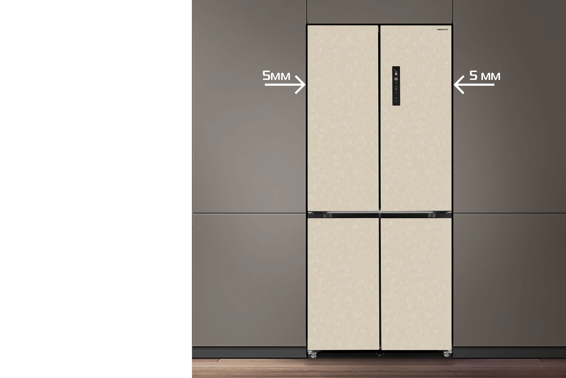 Холодильник HIBERG RFQ-600DX NFYm Inverter с эмоцией