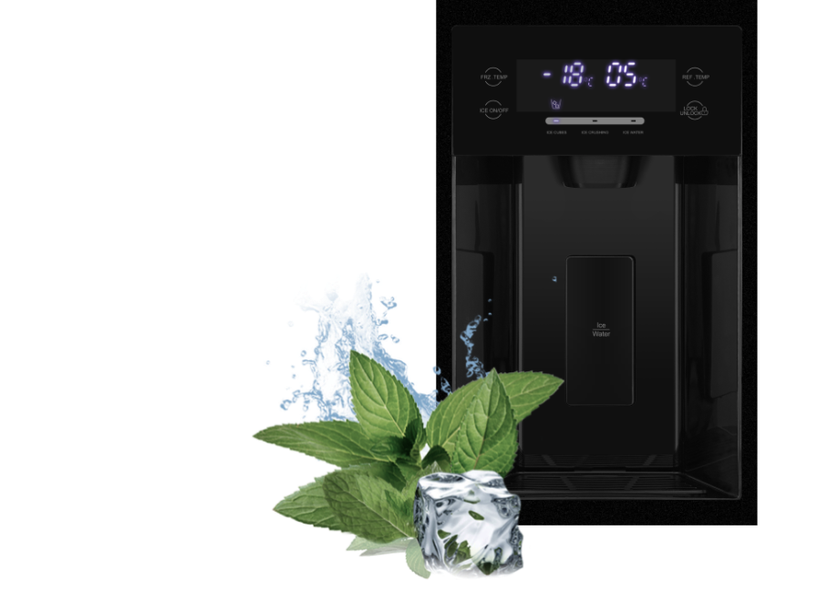 Холодильник HIBERG RFS-650DX NFGW Inverter с эмоцией