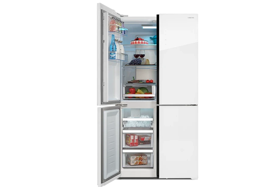 Холодильник HIBERG RFQ-555DX NFGW Inverter с эмоцией
