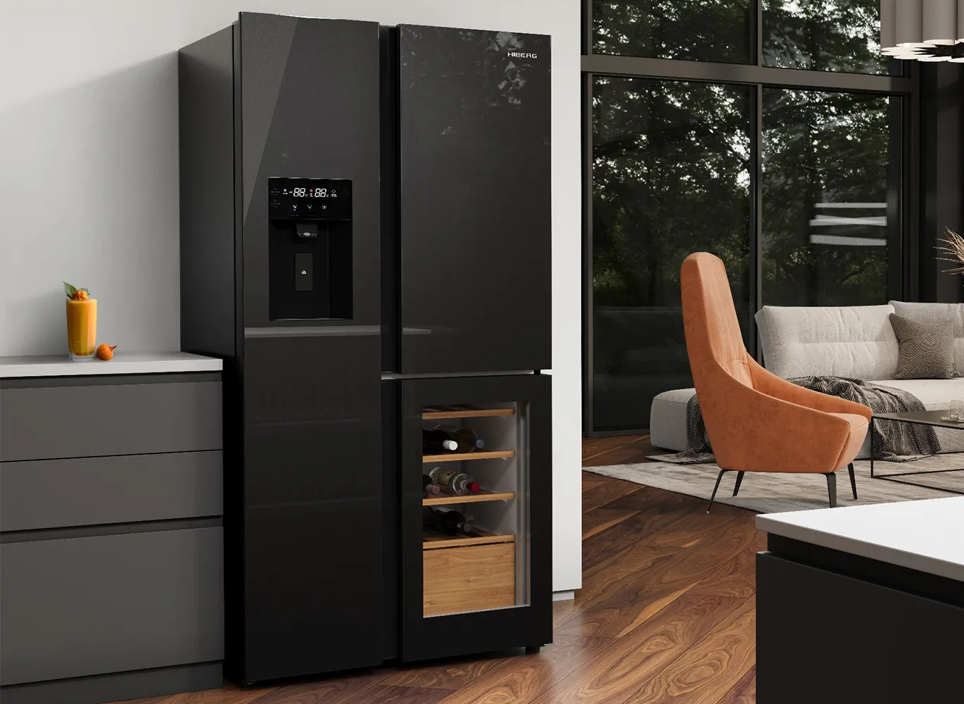 Категория Холодильники Hiberg