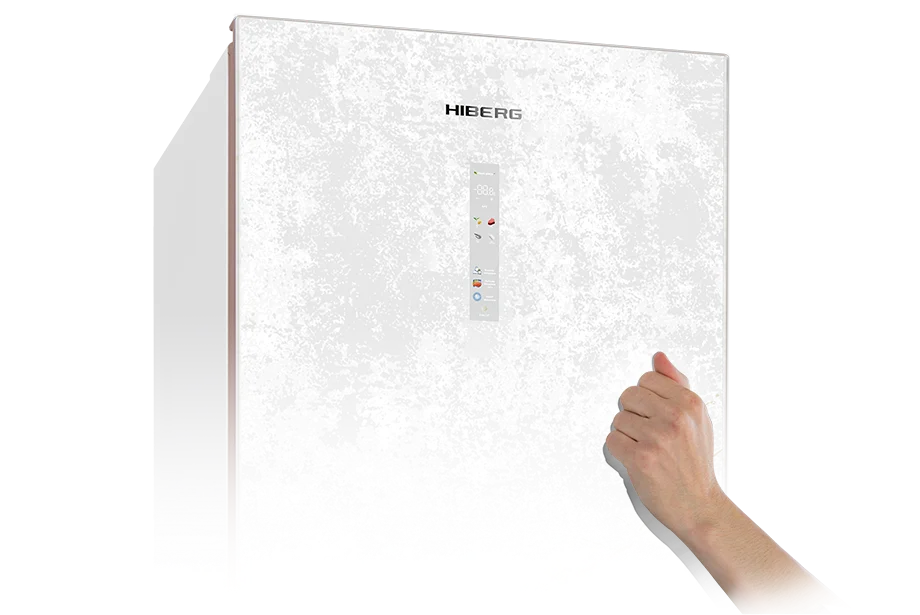 Морозильник HIBERG i-FR 44G WS с эмоцией