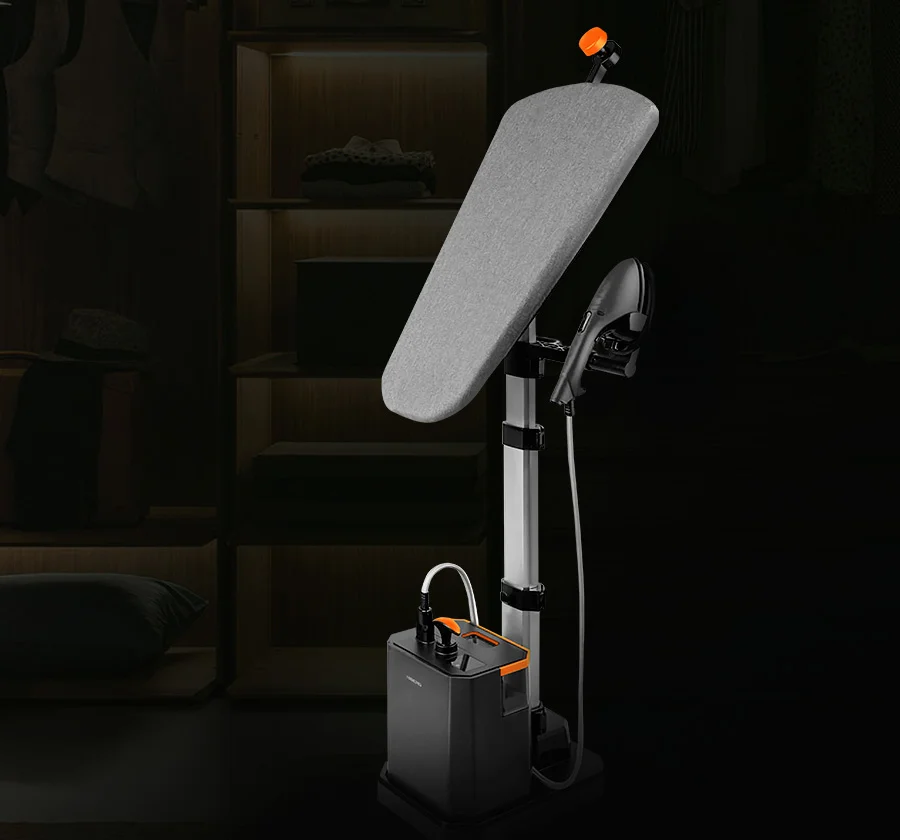 Новинка на сайте Hiberg - Паровая гладильная система HIBERG GSW 8000 BLACK ORANGE