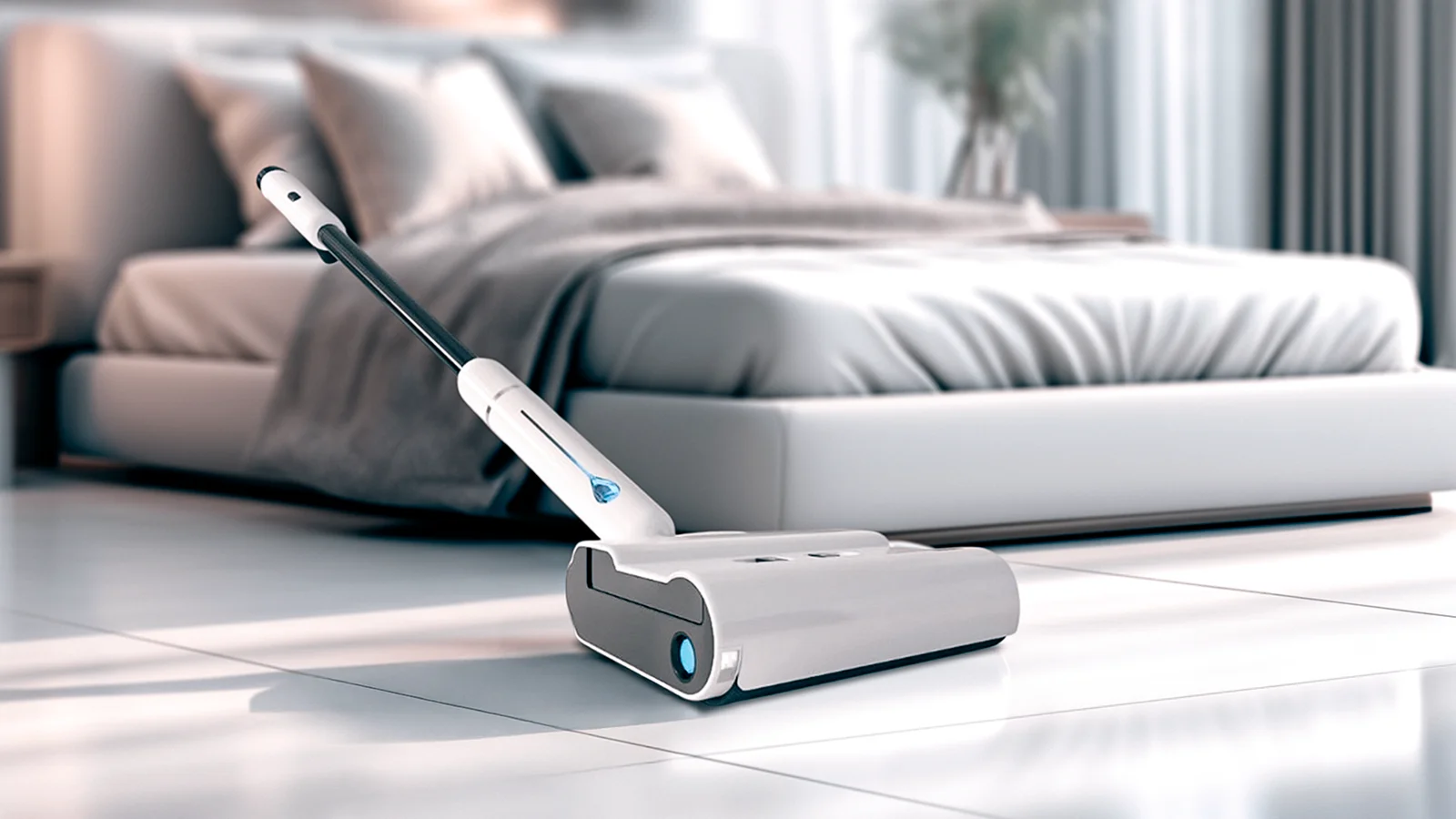 Пылесос бесшумный HIBERG STYLLE Q в интерьере