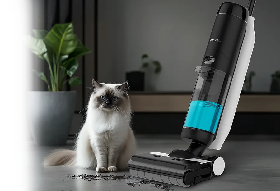 Пылесос моющий HIBERG i-SPACE  с эмоцией