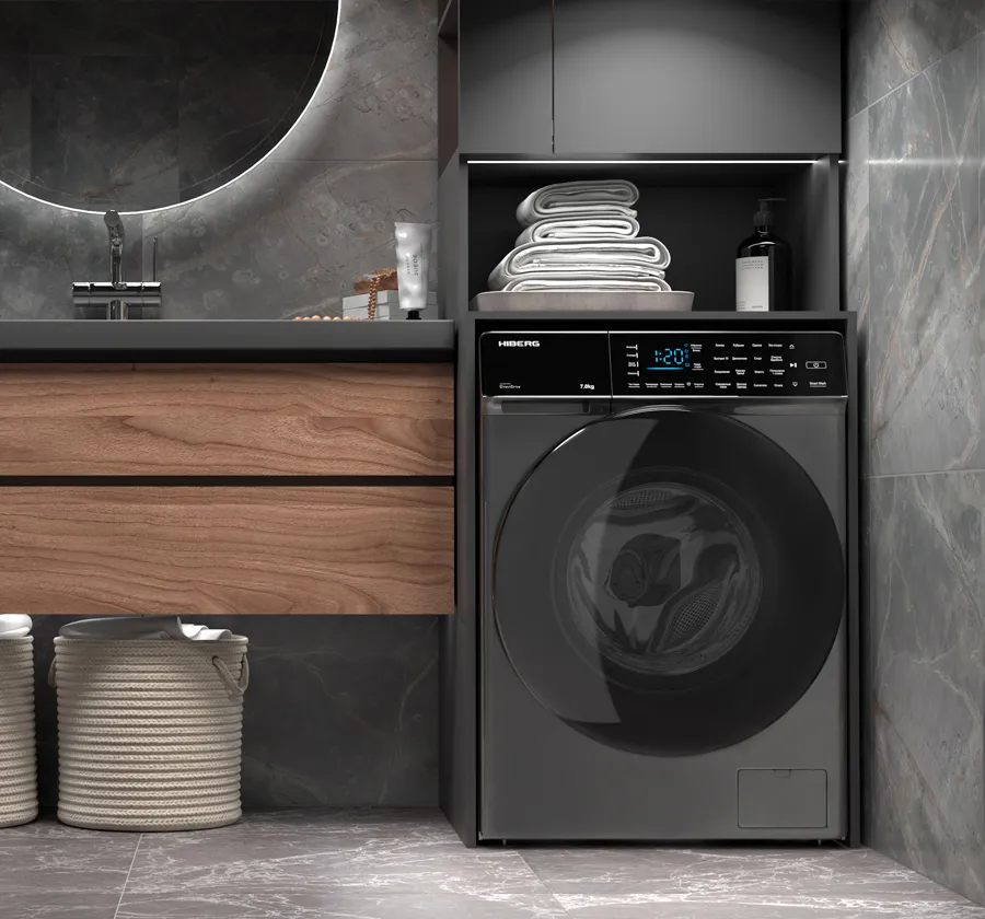 В топе продаж на сайте Hiberg - Стиральная машина HIBERG i-DDQ9 - 712 Sd