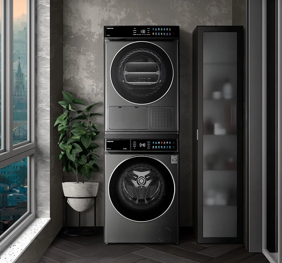 В топе продаж на сайте Hiberg - Комбинация Сушильная машина HIBERG HDQ11 10 Sd + Стиральная машина HIBERG i-DDQ11 1014 Sd