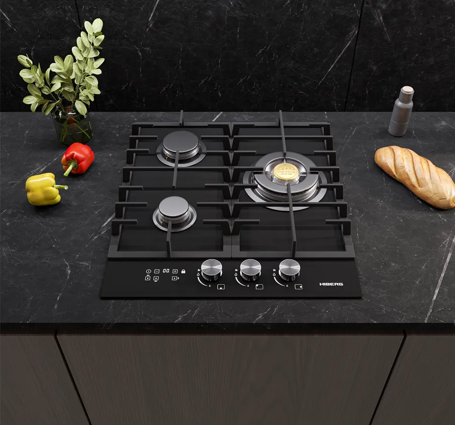 В топе продаж на сайте Hiberg - Варочная поверхность HIBERG VM 4235 B
