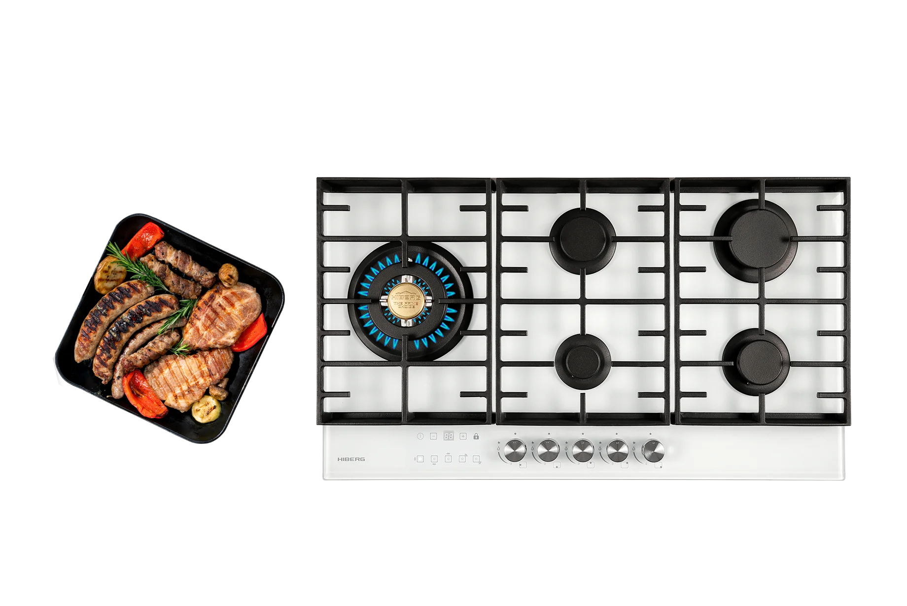 Варочная поверхность HIBERG VM 9155 W с эмоцией