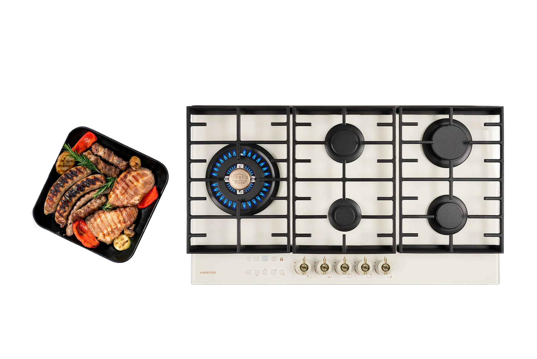 Варочная поверхность HIBERG VM 9155 Y с эмоцией