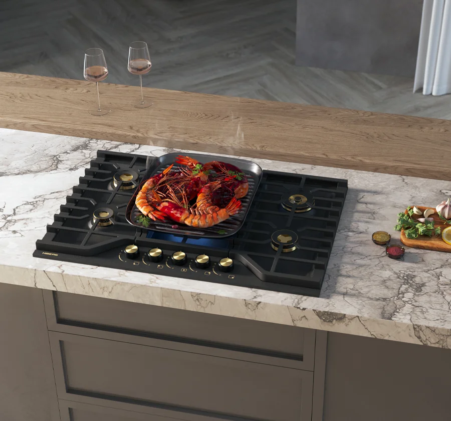 Новинка на сайте Hiberg - Варочная поверхность HIBERG VS 8555 B