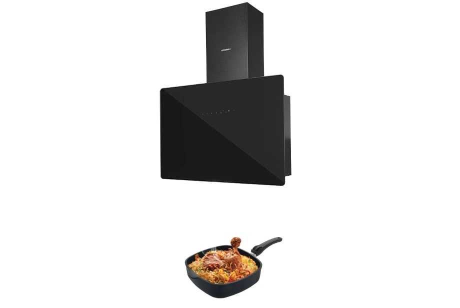 Каминная вытяжка HIBERG VM 6091 B с эмоцией