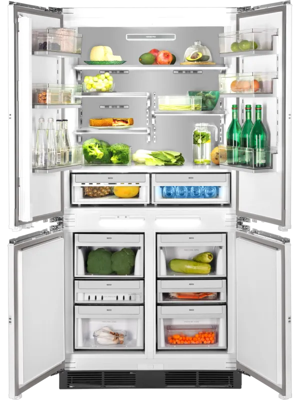 Встраиваемый холодильник HIBERG S-RFQ 800 W inverter