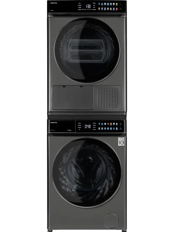 Комбинация Сушильная машина HIBERG HDQ11 10 Sd + Стиральная машина HIBERG i-DDQ11 1014 Sd