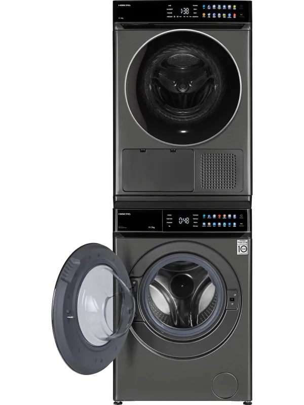 Комбинация Сушильная машина HIBERG HDQ11 10 Sd + Стиральная машина HIBERG i-DDQ11 1014 Sd