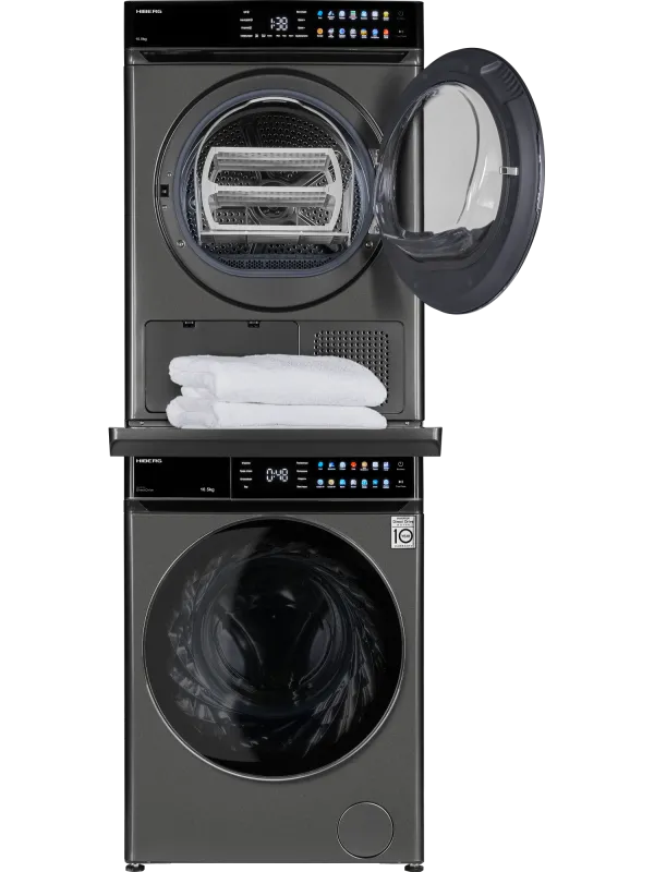 Комбинация Сушильная машина HIBERG HDQ11 10 Sd + Стиральная машина HIBERG i-DDQ11 1014 Sd