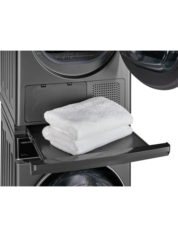 Комбинация Сушильная машина HIBERG HDQ11 10 Sd + Стиральная машина HIBERG i-DDQ11 1014 Sd