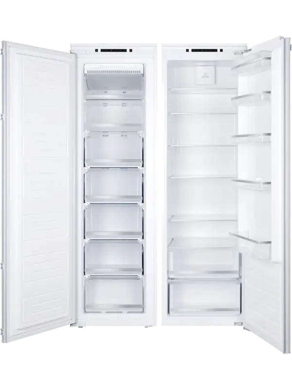 Комбинация Холодильник HIBERG RFB 30 W + Морозильник HIBERG FRB 30 NFW