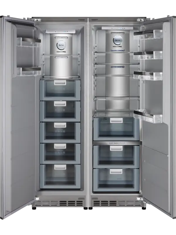 Комбинация Холодильник HIBERG i-RFB 35 NF + Морозильник HIBERG i-FRB 35 NF
