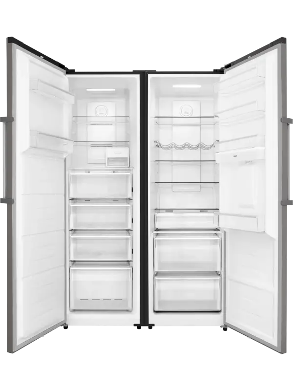 Комбинация Холодильник HIBERG i-RF 40D S + Морозильник HIBERG i-FR 40 S