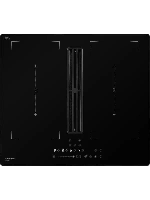 Индукционная варочная поверхность с вытяжкой HIBERG i6-VM8 B