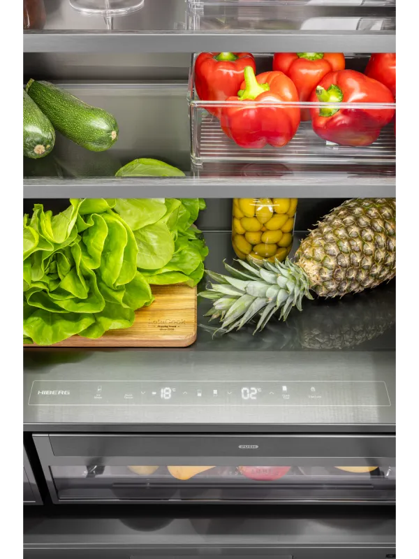 Встраиваемый холодильник HIBERG S-RFC 600 B inverter