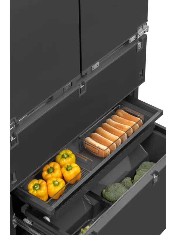 Встраиваемый холодильник HIBERG S-RFQ 800 FB inverter (French door)