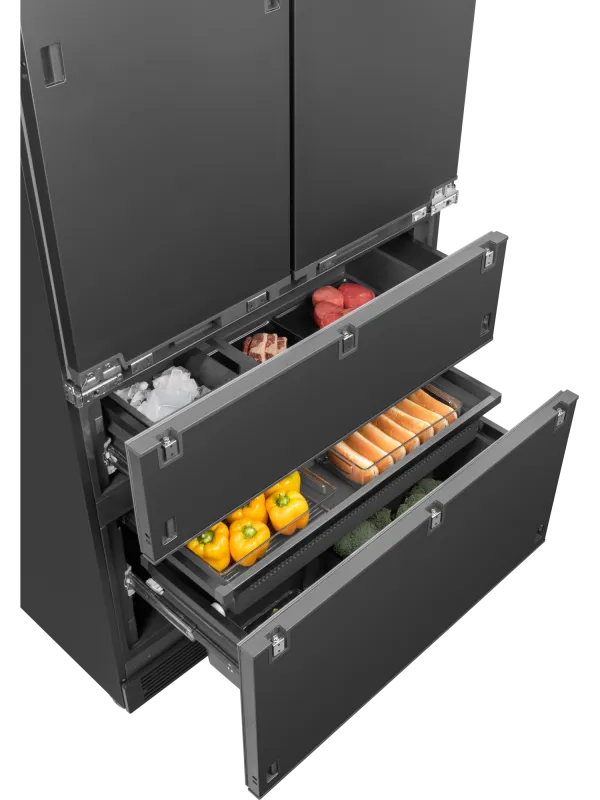 Встраиваемый холодильник HIBERG S-RFQ 800 FB inverter (French door)