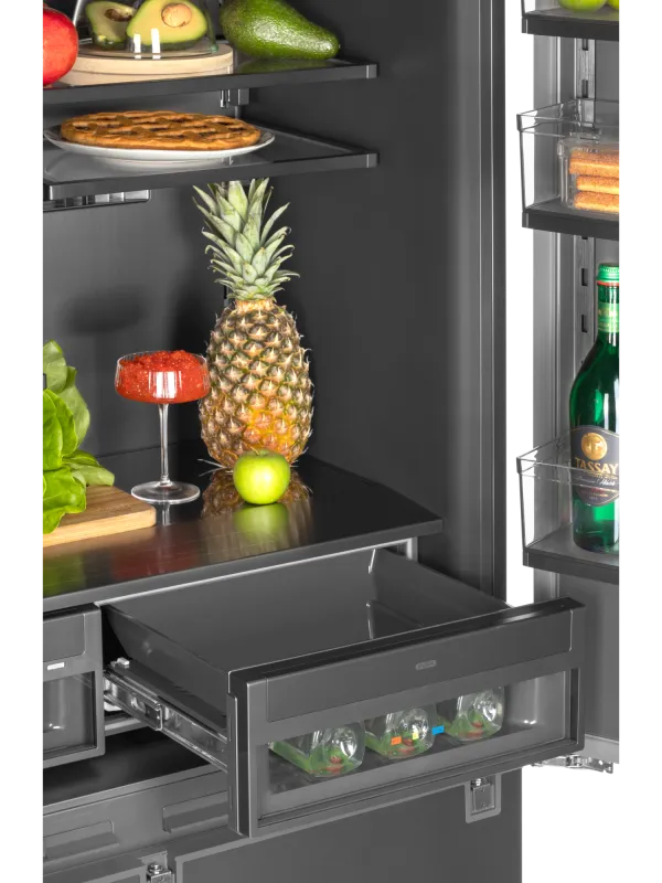 Встраиваемый холодильник HIBERG S-RFQ 800 FB inverter (French door)