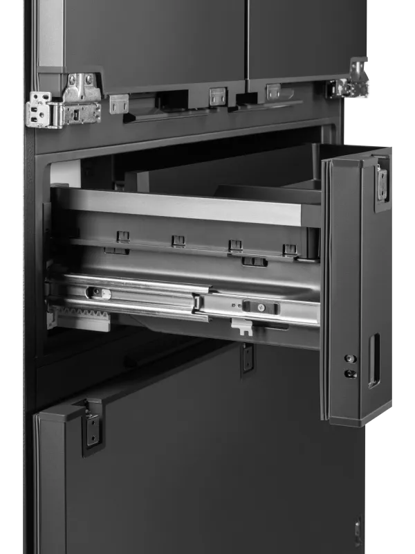 Встраиваемый холодильник HIBERG S-RFQ 800 FB inverter (French door)