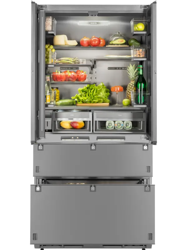 Встраиваемый холодильник HIBERG S-RFQ 800 FB inverter (French door)