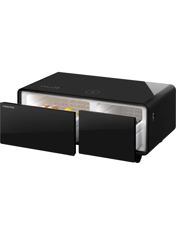 Умный журнальный столик с холодильником HIBERG X2 FB