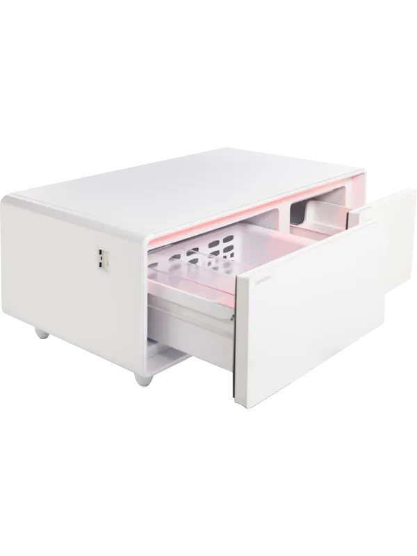 Умный журнальный столик с холодильником HIBERG X2 FW