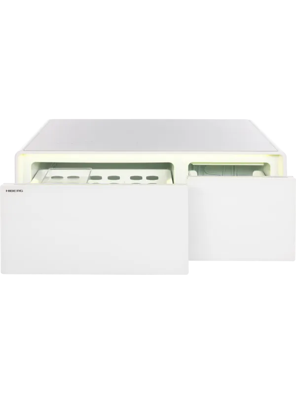 Умный журнальный столик с холодильником HIBERG X2 FW