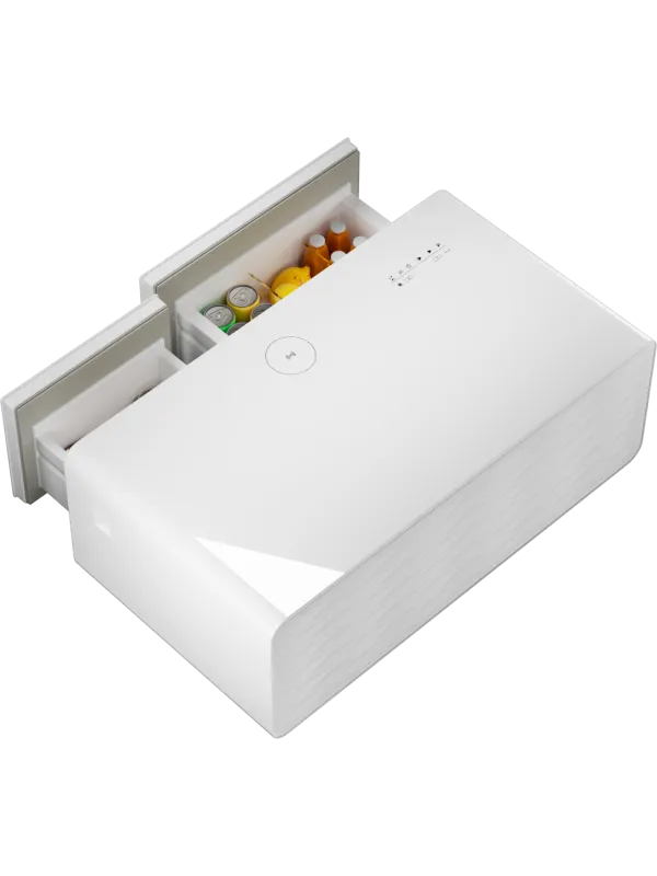 Умный журнальный столик с холодильником HIBERG X2 FW