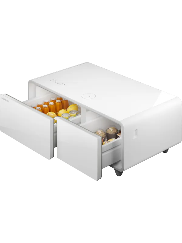 Умный журнальный столик с холодильником HIBERG X2 FW