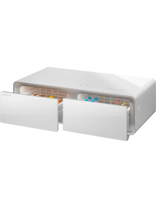 Умный журнальный столик с холодильником HIBERG X3 MW