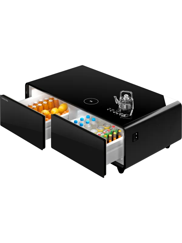 Умный журнальный столик с холодильником HIBERG X3 TB