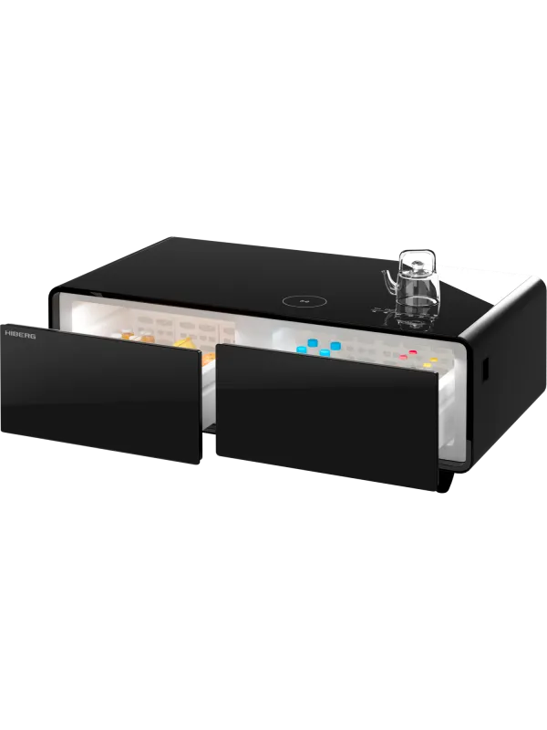 Умный журнальный столик с холодильником HIBERG X3 TB