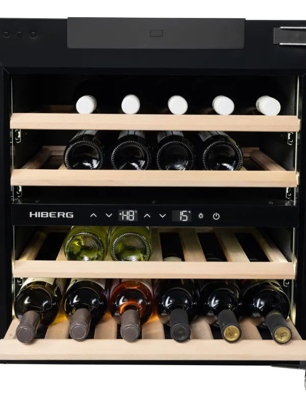 Встраиваемый винный шкаф HIBERG ROYAL W 60