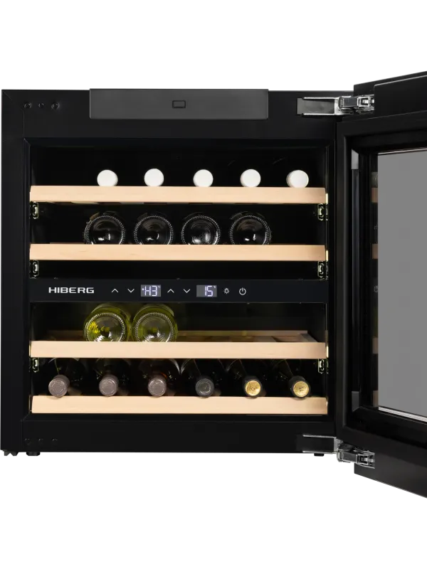 Встраиваемый винный шкаф HIBERG ROYAL W 60