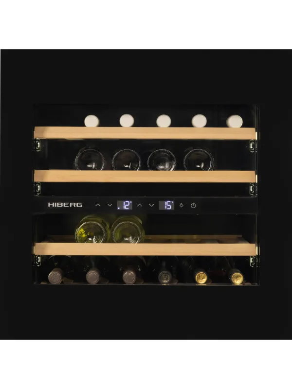Встраиваемый винный шкаф HIBERG ROYAL W 60