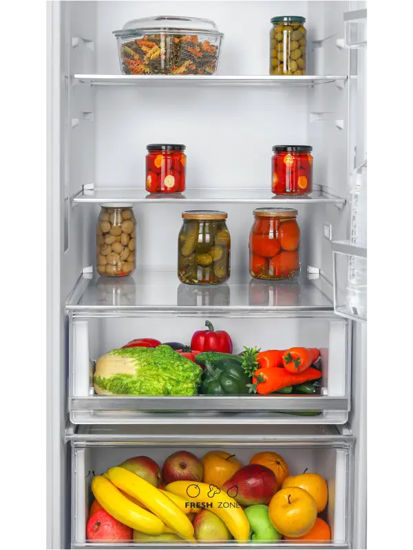 Встраиваемый холодильник HIBERG RFB 30 W