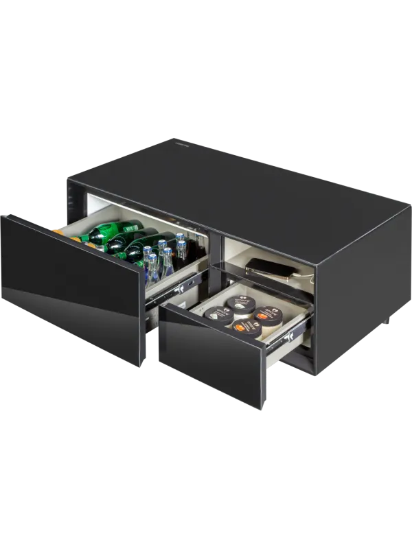 Умный журнальный столик с холодильником HIBERG X3 Black