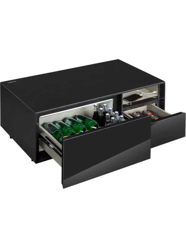 Умный журнальный столик с холодильником HIBERG X3 Black