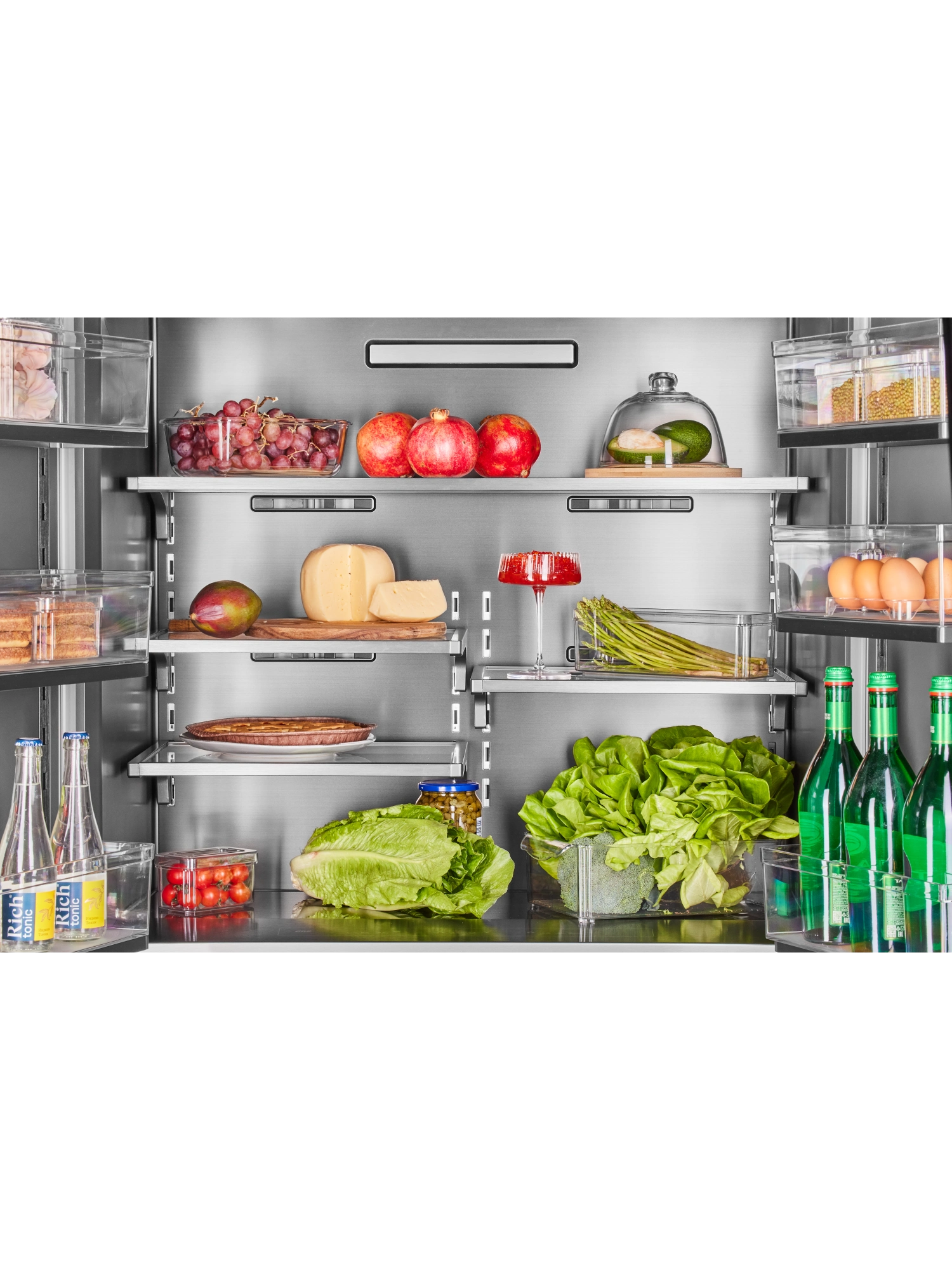  Встраиваемый холодильник HIBERG S-RFQ 800 B inverter